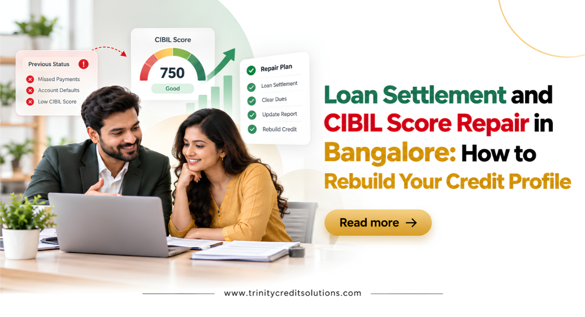 Loan Settlement and CIBIL Score Repair in Bangalore: How to Rebuild Your Credit Profile